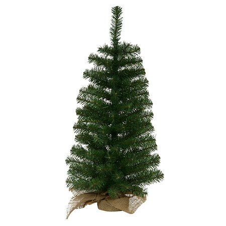 A.ARVORE NATAL C/ BASE JUTA C/119 TIPS (VERDE) 90cm (FLORARTE)