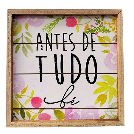 Pascoa Decor Quadro 20cm Colorido Florarte