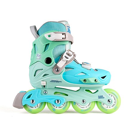 Patins Inline Cosmo Joy Infantil Ajustável - Azul