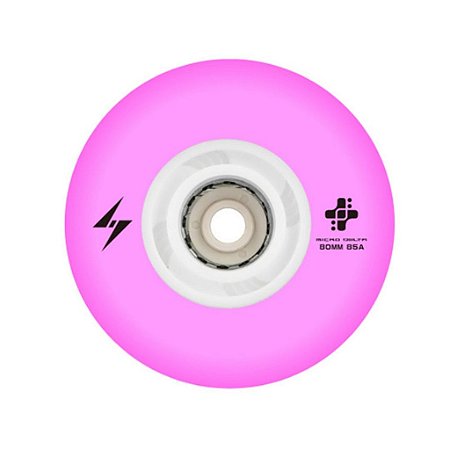Roda de Led Micro New Flash - Lilás (4 rodas) - 80mm