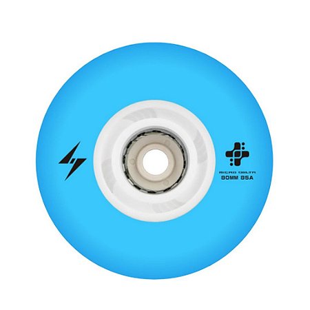 Roda de Led Micro New Flash - Azul (4 rodas) - 80mm