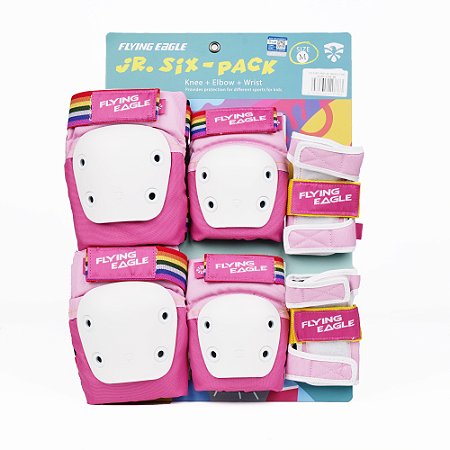 Kit de Proteção Flying Eagle Valiant Protectors Jr - Pink