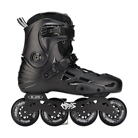 Patins Micro Skate MT Plus - Preto 80mm 85a