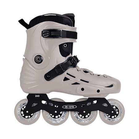 Patins Micro Skate MT Plus - Branco Areia 80mm 85a