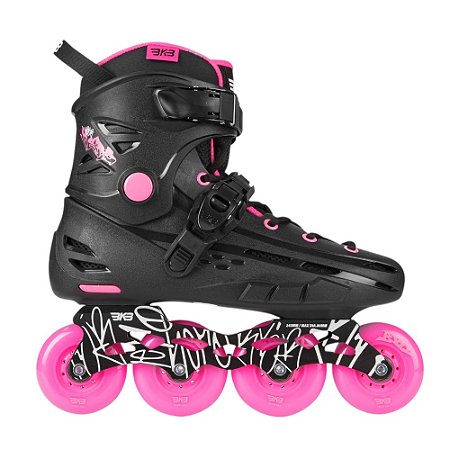 PRÉ VENDA - Patins Flying Eagle BKB B6 Hero - Preto/Pink