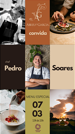 Almoço Harmonizado - Vindima - Chef Pedro Soares