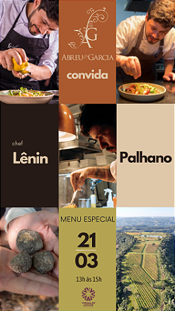 Almoço Harmonizado - Vindima - Chef Lênin Palhano