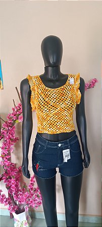 Blusa square Amarela tamanho P