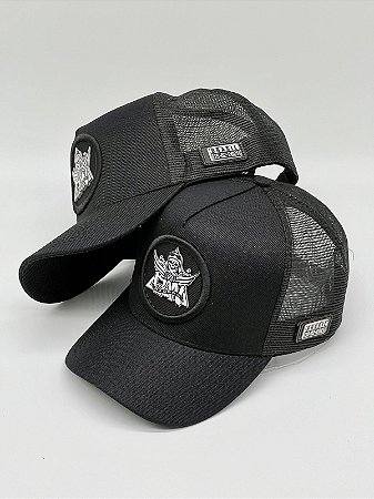 Boné Trucker Logo Emborrachado