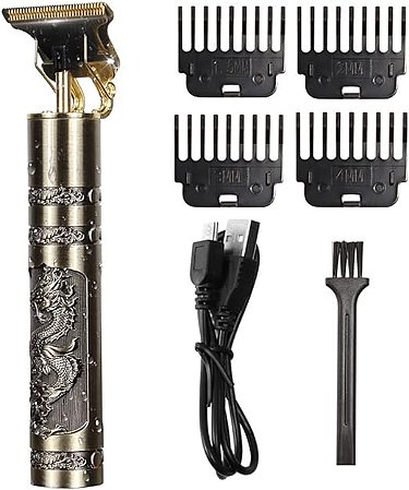 Máquina de cortar Cabelo/ Barbeador Profisssional T9 Dragão USB