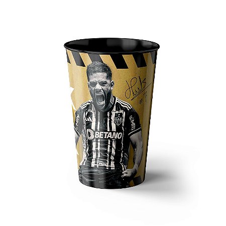 Copo do Galo - Edição Limitada - 400 Gols do Hulk - Preto/Dourado - 550ml