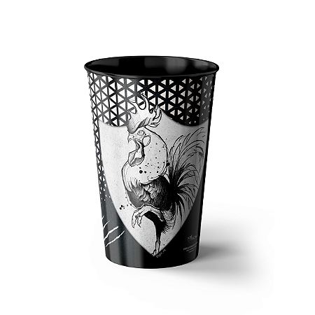 Copo do Galo - Brasileirão 2024 Arena MRV - Galo x Fortaleza - 23/06/2024 - Preto/Preto - 550ml