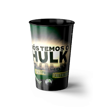 Copo do Galo - Edição Limitada - "Nós temos o HULK" - Preto/Preto - 550ml