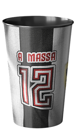 Copo do Galo - Brasileirão 2024 Arena MRV - Galo x Bragantino dia 22/09/2024 - Preto - 550ml