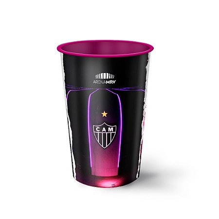 Copo do Galo - Brasileirão 2024 Arena MRV - Galo x Internacional - 26/10/2024 - Rosa - 550ml