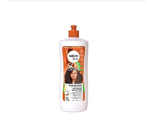 Ativador de Cachos Óleo de Coco 1L Salon Line