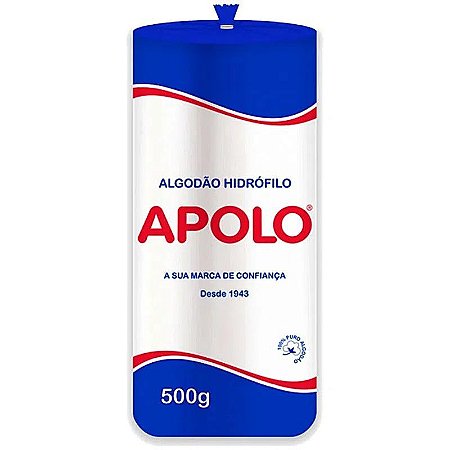 Algodão apolo hidrofilo 500G