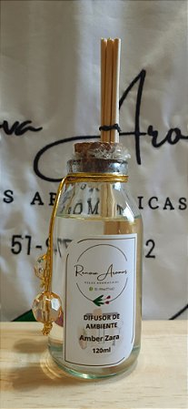 Difusor de Vareta Amber Zara 120 ml