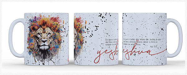 Caneca  - Leão da Tribo de Judá