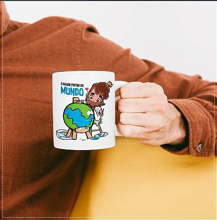 Caneca cristã - o Maior Pintor do Mundo