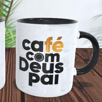 Caneca Café com Deus pai