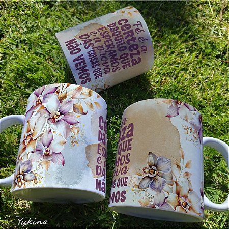 Caneca Orquídeas