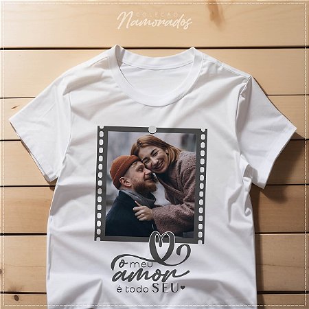 Camiseta Dia dos Namorados com foto