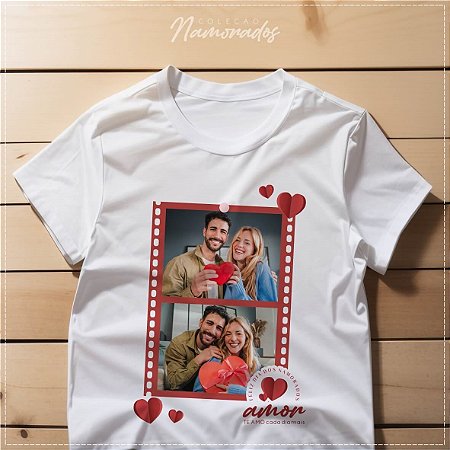 Camiseta Dia dos Namorados com foto 2