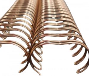 WIRE-O 1" A4 ROSE GOLD - 200 folhas