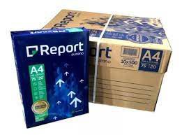 PAPEL OFFSET REPORT 75g - CX C/10 UND 500fls