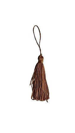 TASSEL CARAMELO COM 5 UNIDADES