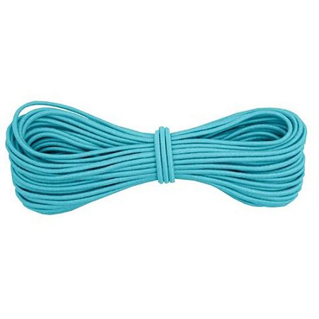 ELÁSTICO ROLIÇO COLOMBE 15R 2,8MM 10MT SAO JOSÉ - AZUL TURQUESA