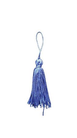 TASSEL AZUL MARINHO COM 5 UNIDADES