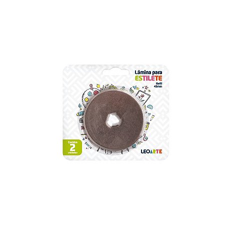 LAMINA ESTILETE ROTATIVO 45MM 2 UND LEOARTE