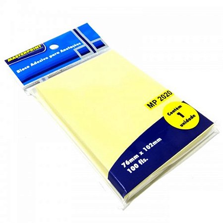 BLOCO ADESIVO POST IT 76X102MM - AMARELO