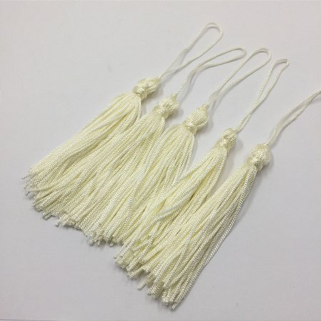 TASSEL PEROLA COM 5 UNIDADES