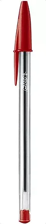 CANETA CRISTAL CLASSICA 1,0MM - VERMELHA - BIC