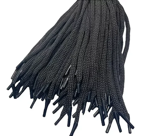 ALÇA PARA SACOLA POLIESTER 35CM COM PONTEIRA - PRETO 20UND
