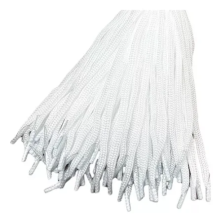 ALÇA PARA SACOLA POLIESTER 35CM COM PONTEIRA - BRANCO 20UND