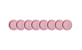 DISCO PARA ENCADERNAÇÃO 31MM UND - ROSA BEBE