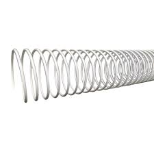 ESPIRAL ACO REVESTIDO PASSO 6MM BRANCO - TAMANHO 1 1/2 ( 350 FLS)