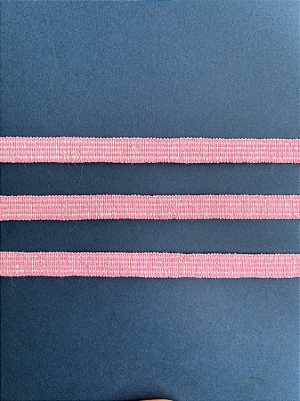 ELASTICO CHATO 7MM FRENESI COM ERISEE 1 METRO (ROSA CHICLETE)