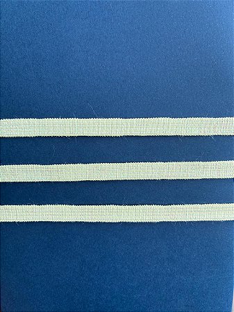 ELASTICO CHATO 7MM JASMIN COM ERISEE 1 METRO (AMARELO CLARO)