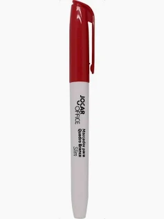 MARCADOR PARA QUADRO BRANCO SLIM VERMELHO -JOCAR OFFICE