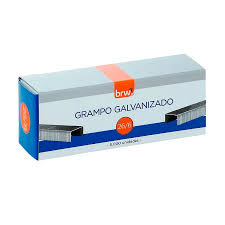 GRAMPO GALVANIZADO PARA GRAMPEADOR CX COM 5000 26/6 BRW