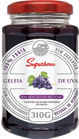 GELEIA DE UVA-SUPERBOM/310g