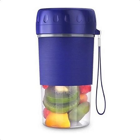 Mini Liquidificador Copo 300ml com 6 Lâminas