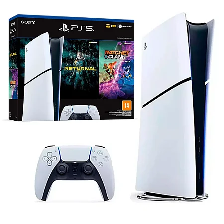 Console PlayStation 5 Slim Digital Edition (Bundle Ratchet & Clank e Returnal) - PS5