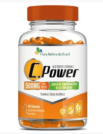 C. Power (Vitamina C) 60 cápsulas - Flora Nativa