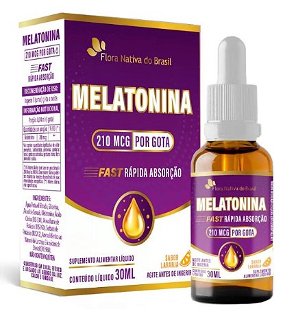 Melatonina em gotas 30ml - Flora Nativa